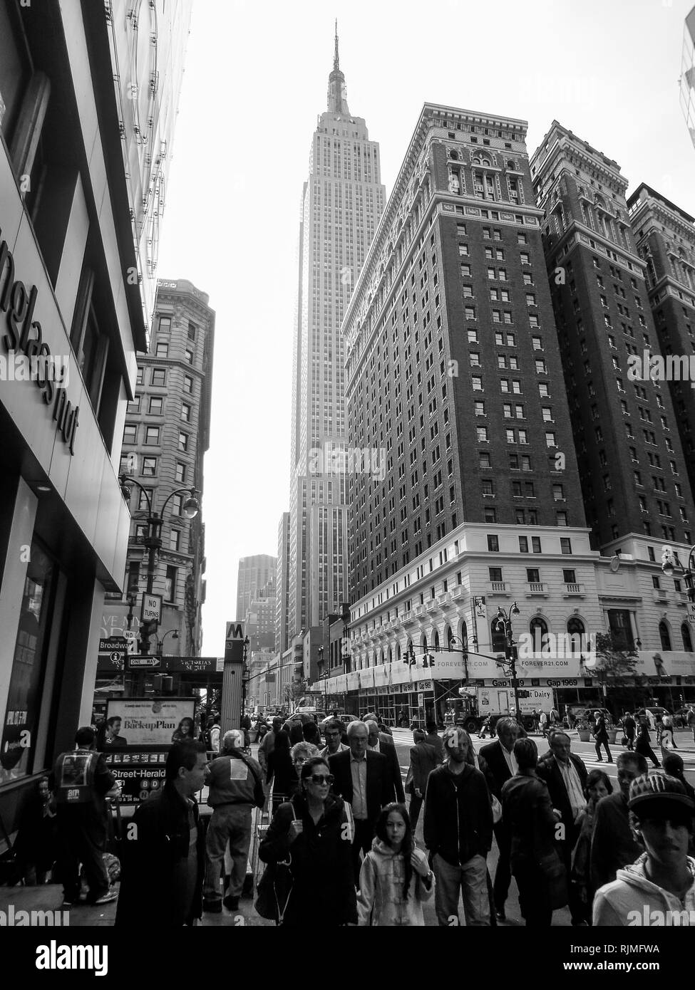 New york noir et blanc hi-res stock photography and images - Alamy