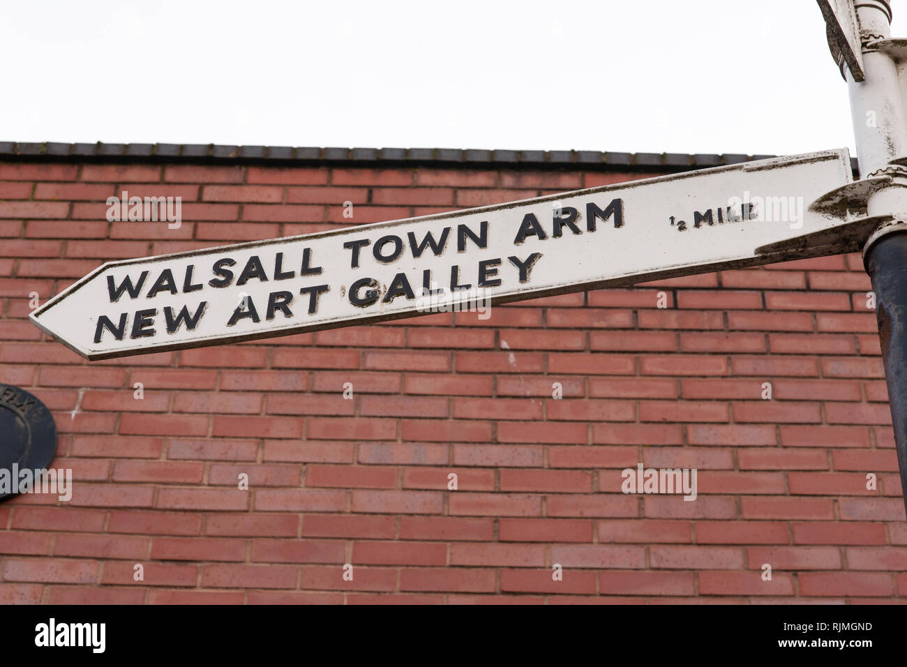 New Art Gallery, home of German Ryan collection gifted to people of Walsall by Lady Kathleen Garman, widow of Sir Jacob Epstein and Sally Ryan, friend Stock Photo