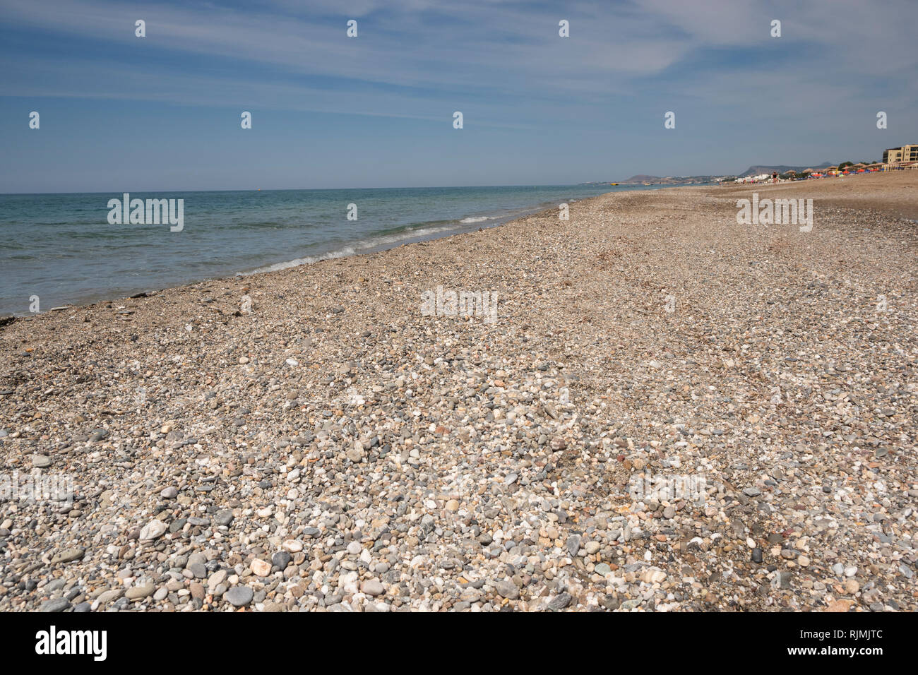 Adelianos Kambos in Crete: Beautiful uncrowded beach Stock Photo