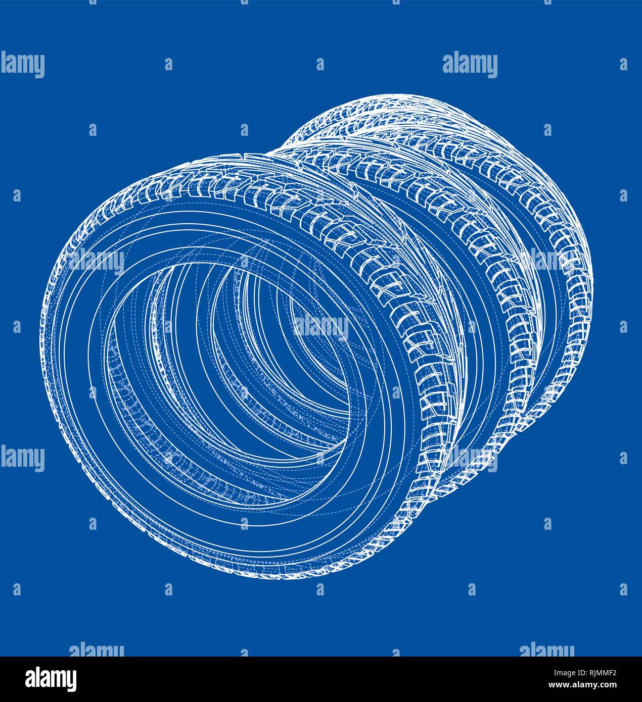 Car tires concept. Vector rendering of 3d Stock Vector Image & Art - Alamy