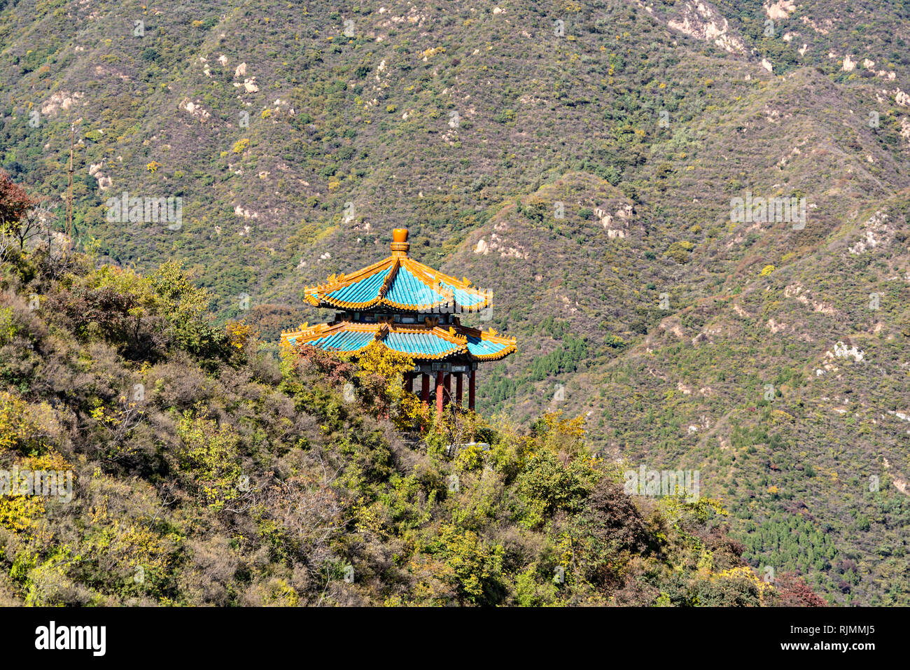 Pagoda On The Hill Stock Photo