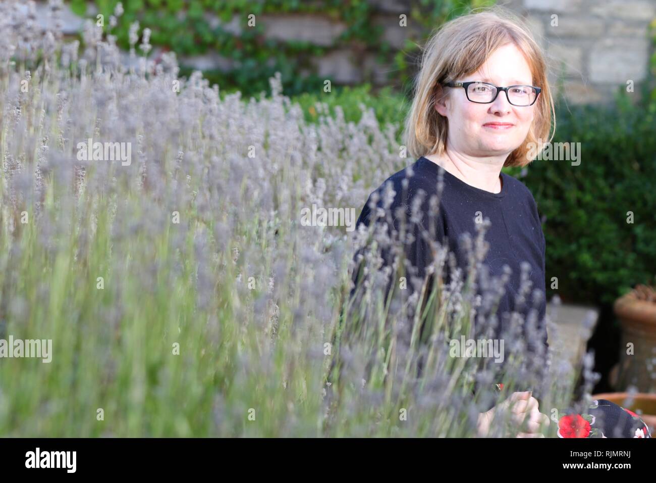 Lucy Mangan, the British journalist, writer, and author, TV critic for The Guardian. Photo by Antony Thompson/TWM Stock Photo