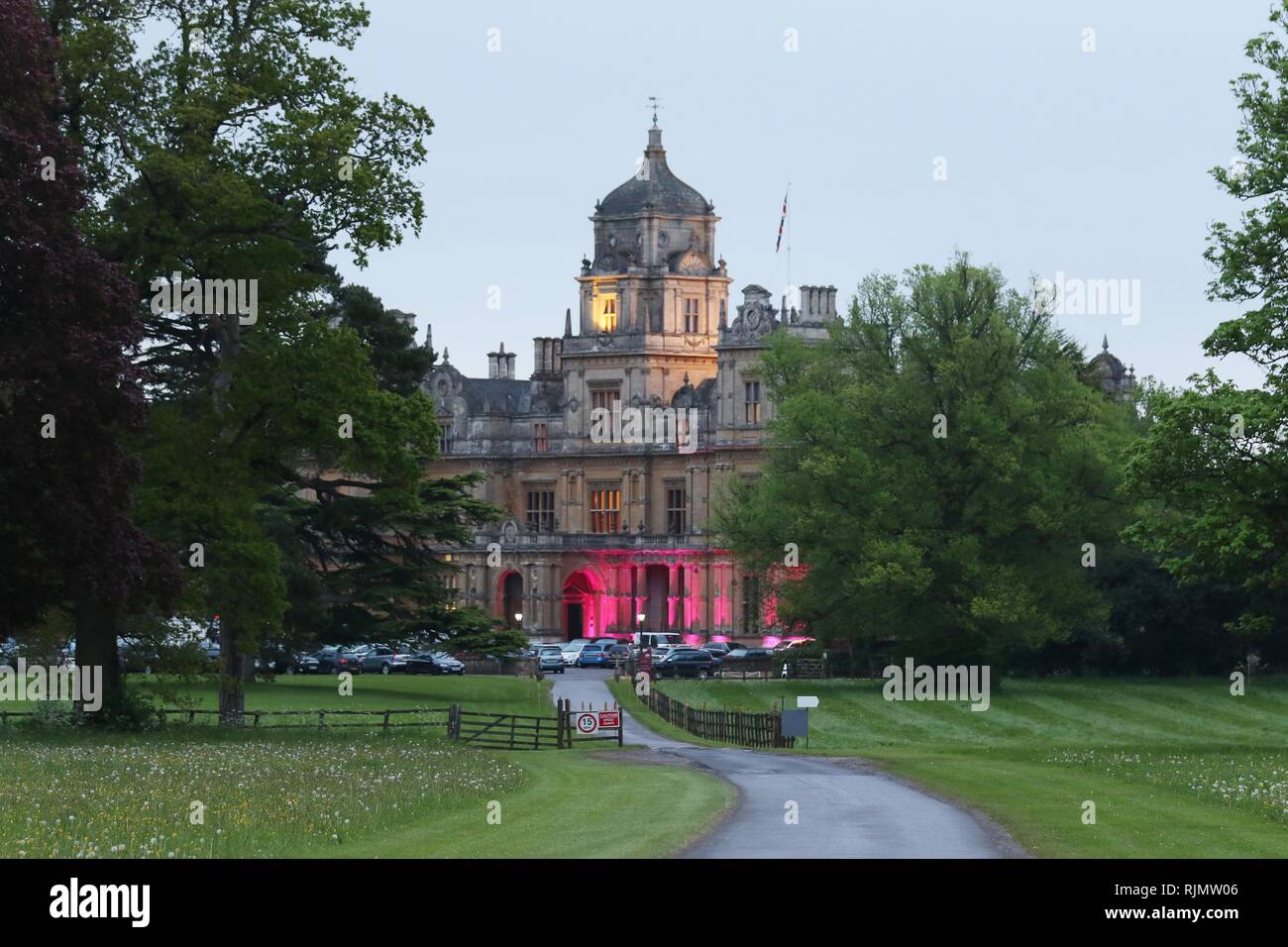 Westonbirt School, an co-educational independent day and boarding school for boys and girls aged 11 to 18 located near Tetbury in Gloucestershire, UK. Stock Photo
