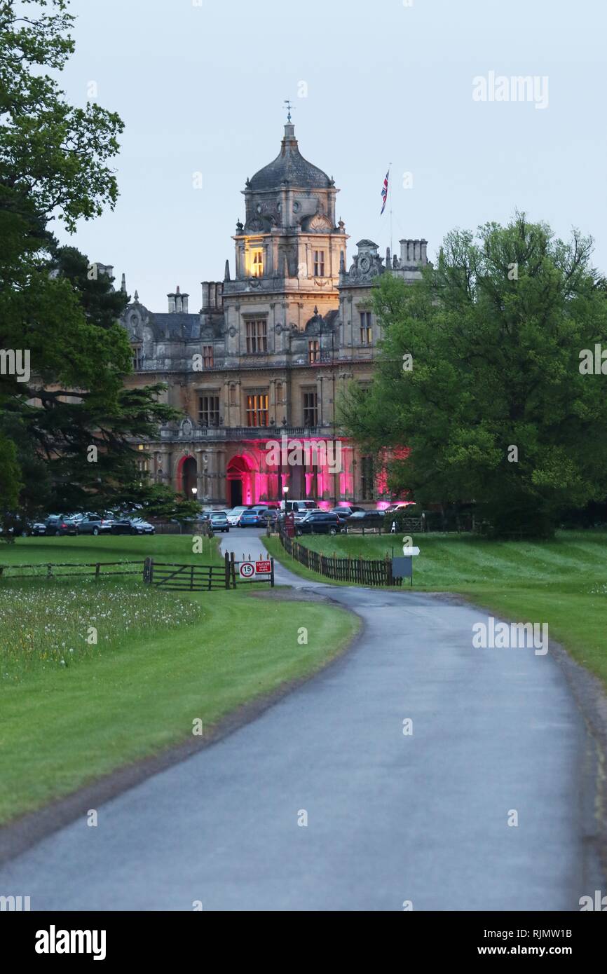 Westonbirt School, an co-educational independent day and boarding school for boys and girls aged 11 to 18 located near Tetbury in Gloucestershire, UK. Stock Photo