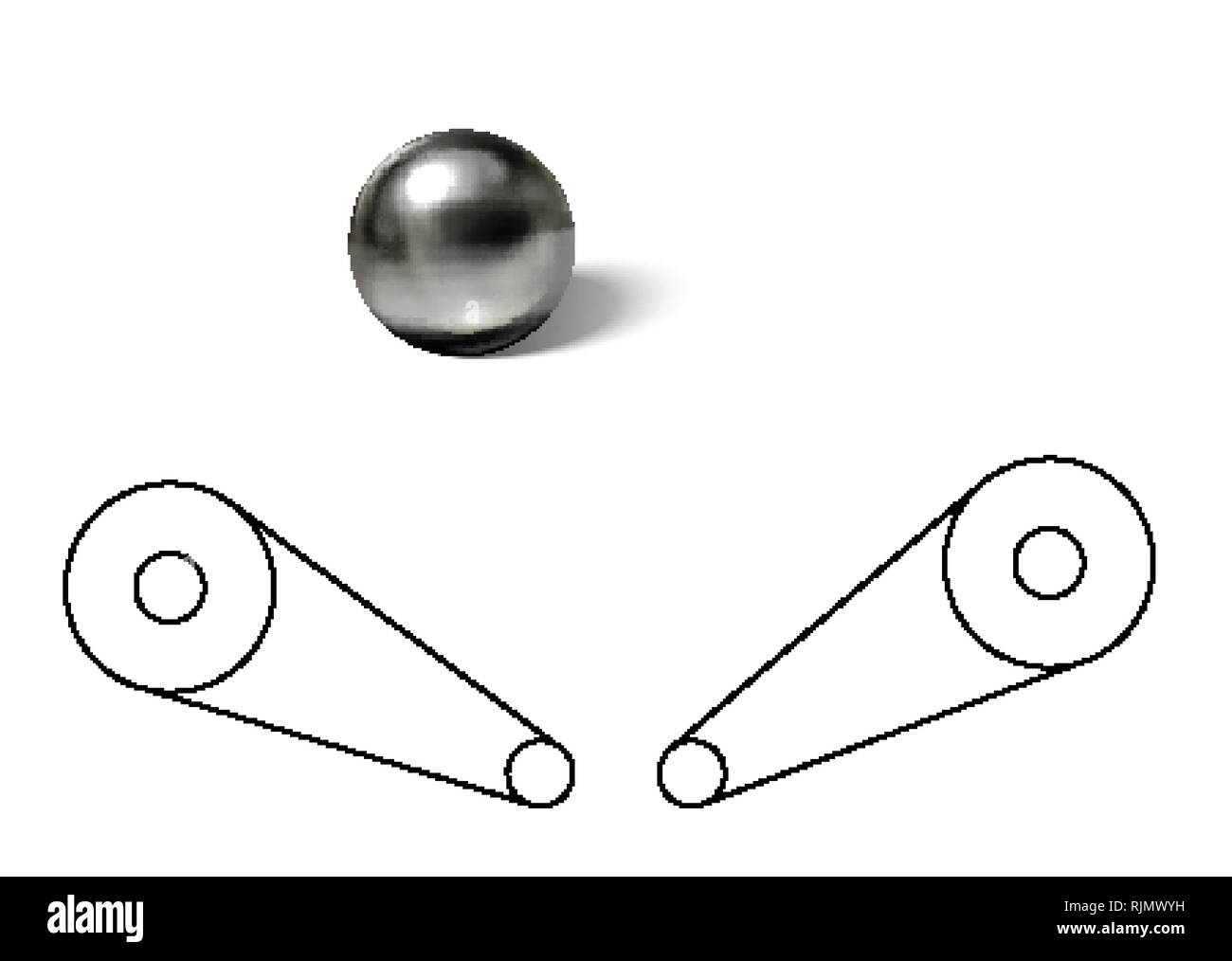 Pinball flipper Stock Vector Images Alamy