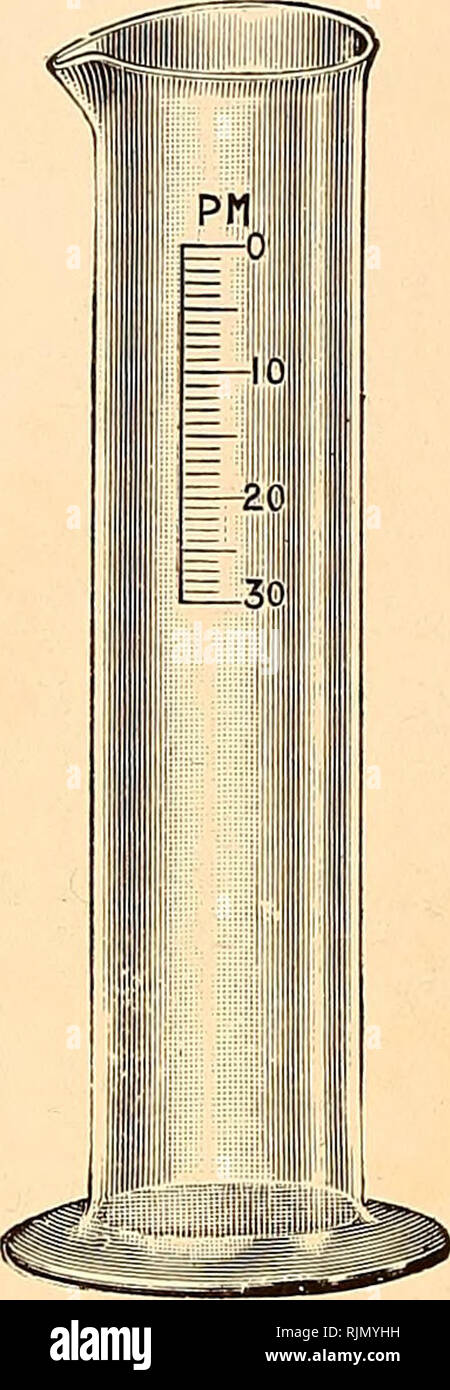 . Bacteriological apparatus : pathological, biochemical. Scientific apparatus and instruments; Bacteriology; Chemical industry. 14970 / 14985 15005 15020 14965 Creamometer. To show percentage of cream formed on milk; con- sists of six graduated glass tubes, supported on wooden stand  Each 3.50 14970 Cylinders. Creamometer jars. No. A B Graduated to 0-30 0-90 Each .52 .56 14975 Lactobutyrometer—Caldwell's. For determining amount of fat in milk; consists of graduated tube with rubber stopper, two volume pipettes and one cylinder jar Each 2.50 14980 Lactobutyrometer—Marchand's. For fat determinat Stock Photo