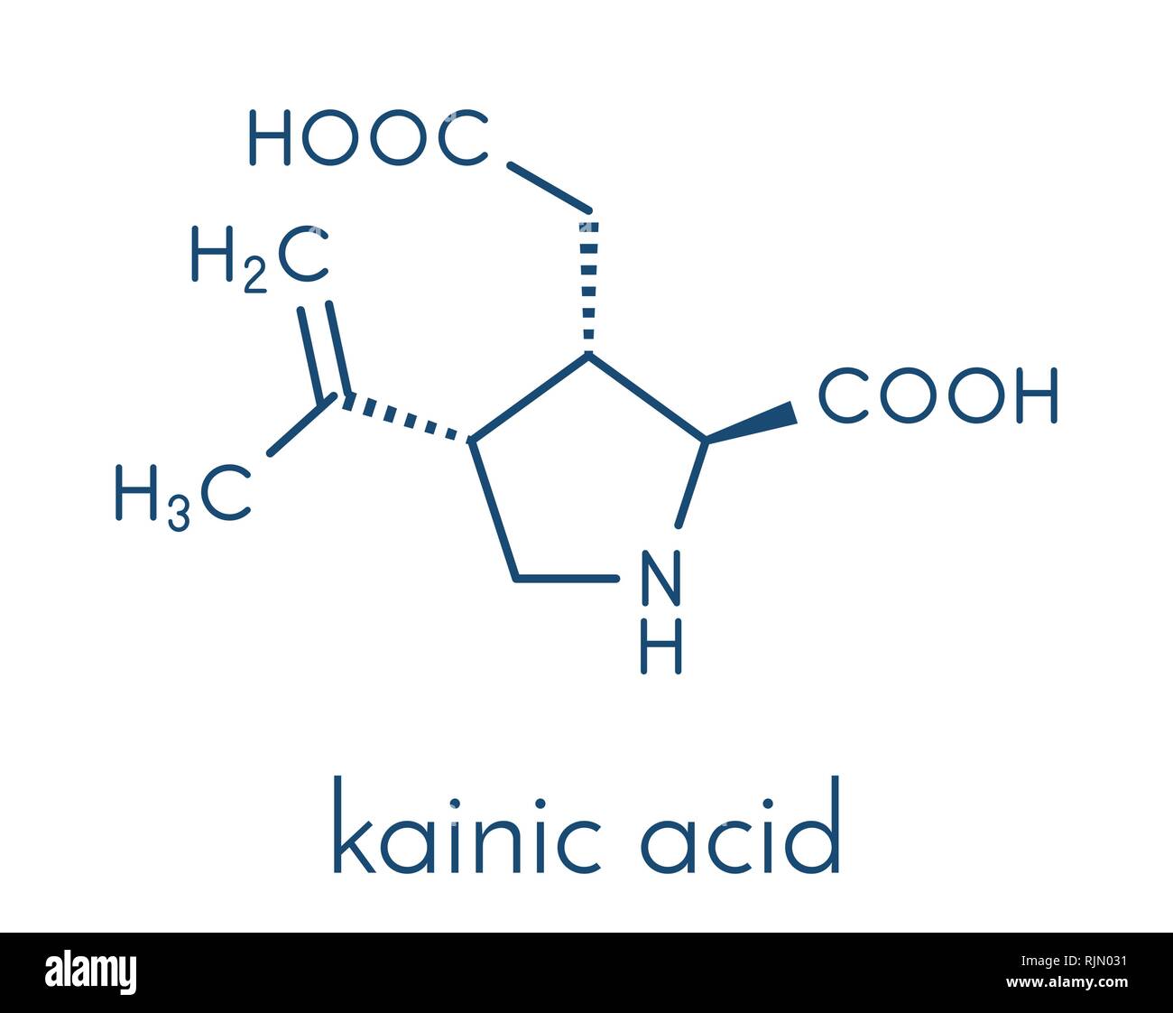 Kainic acid Stock Vector Images Alamy