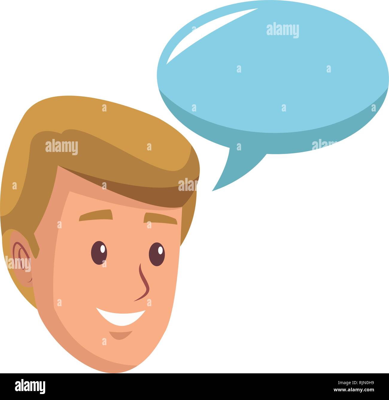 young man face cartoon Stock Vector Image & Art - Alamy