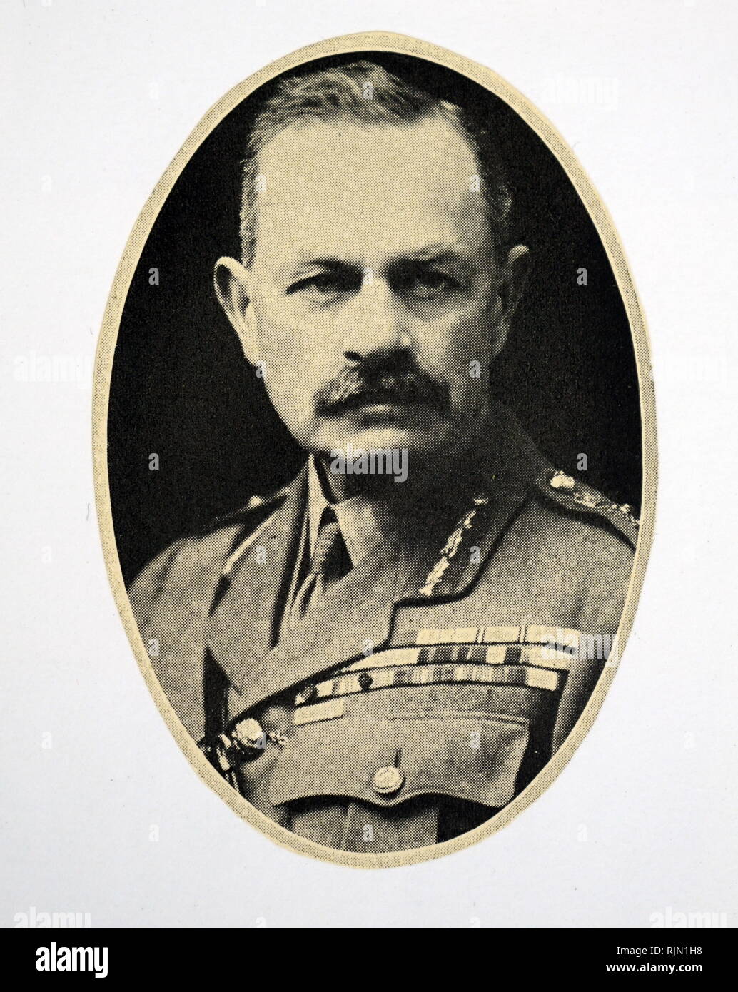 lord Byng, (11 September 1862 – 6 June 1935), commanded Canadian troops in the World War One. In 1921 became Governor-General of Canada. Stock Photo