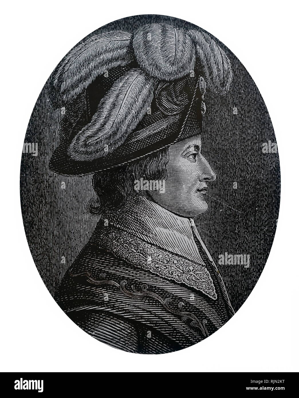 Illustration showing Lazare Carnot (1753-1823), French military engineer and administrator Stock Photo