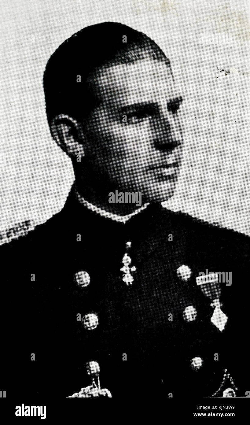 Infante Juan of Spain, Count of Barcelona (Juan Carlos Alfonso de Borbon y Battenberg; 20 June 1913 – 1 April 1993), was the third son and designated heir of King Alfonso XIII of Spain Stock Photo