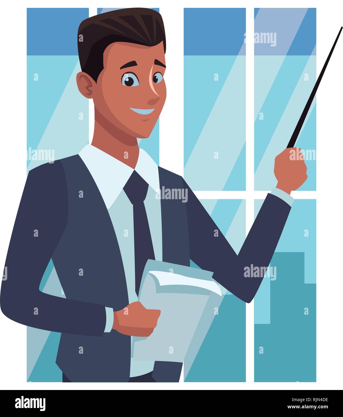 executive businessman cartoon Stock Vector Image & Art - Alamy