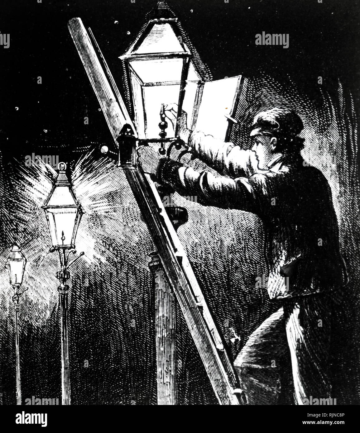 Lamplighter history hires stock photography and images Alamy