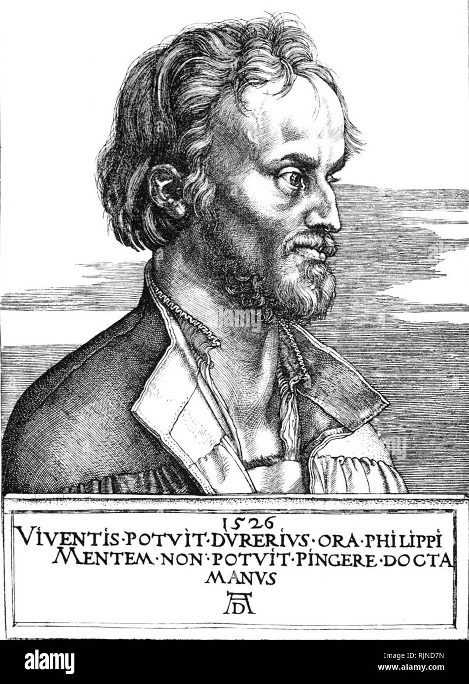 PHILIP MELANCHTHON (1497-1560) German Lutheran reformer Stock Photo