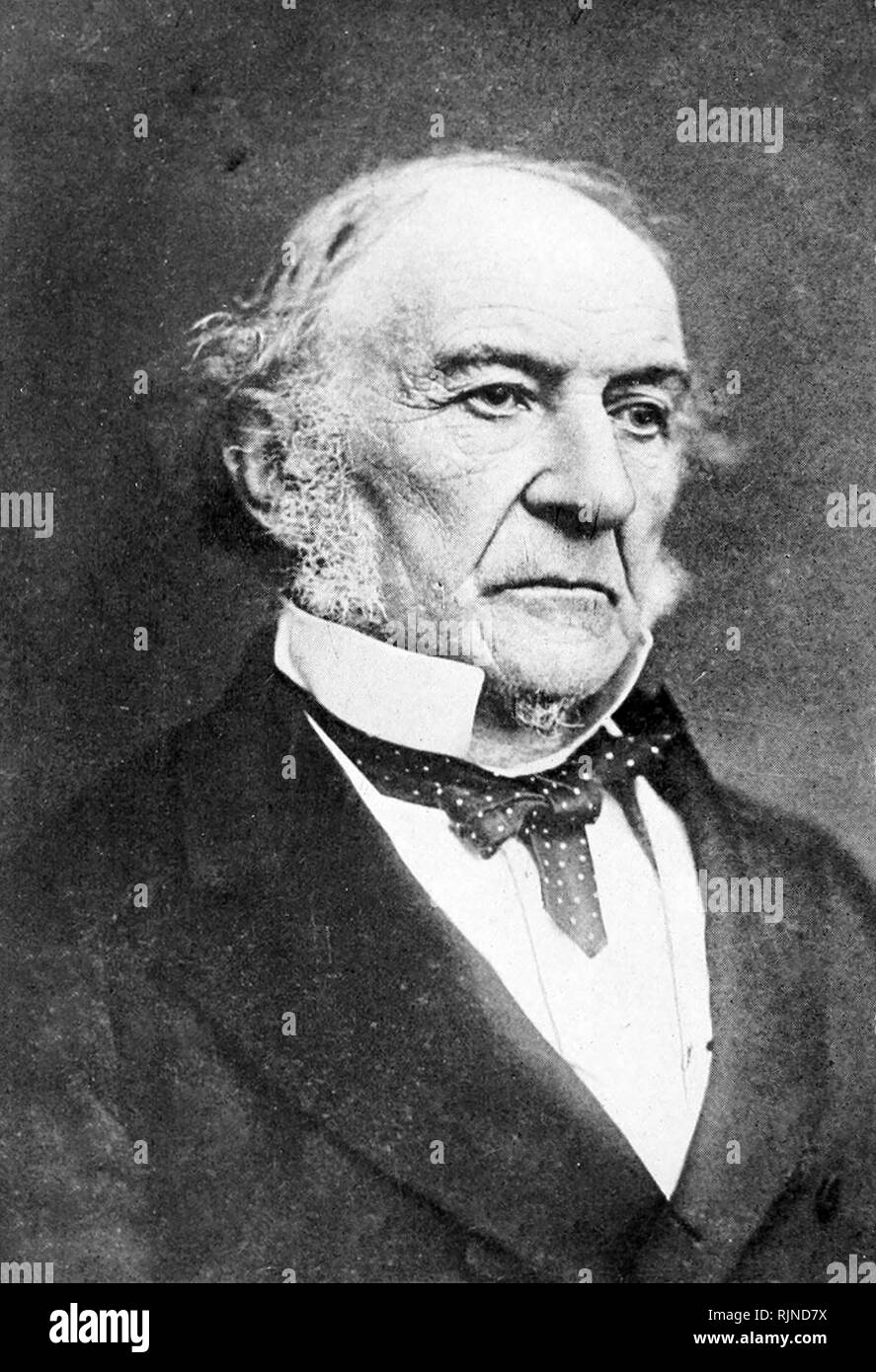 WILLIAM GLADSTONE (1809-1898) English Liberal politician and statesman Stock Photo