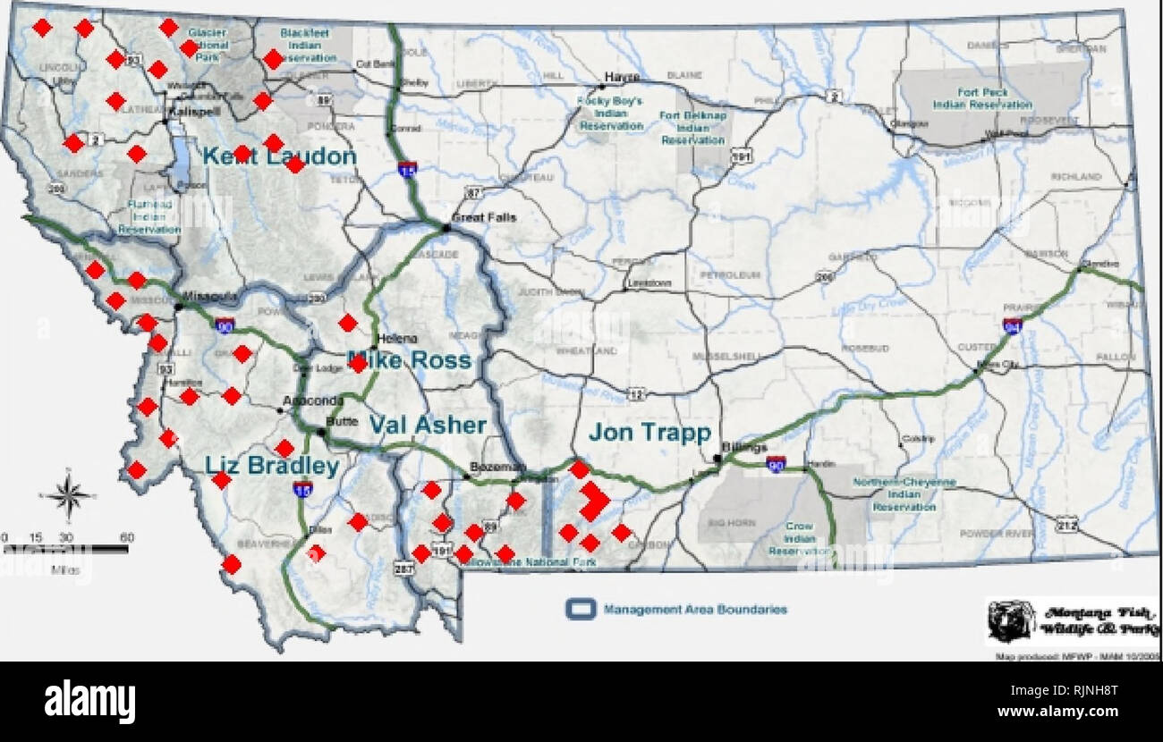 . Montana gray wolf conservation and management plan 2005 annual