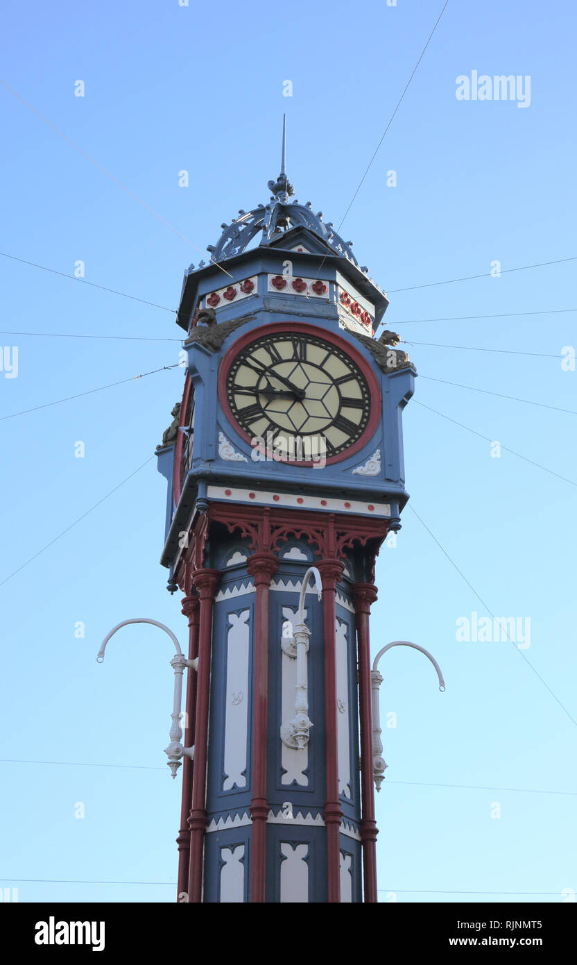 the landmark clock tower  in the centre of sheerness on the isle of sheppey kent england Stock Photo