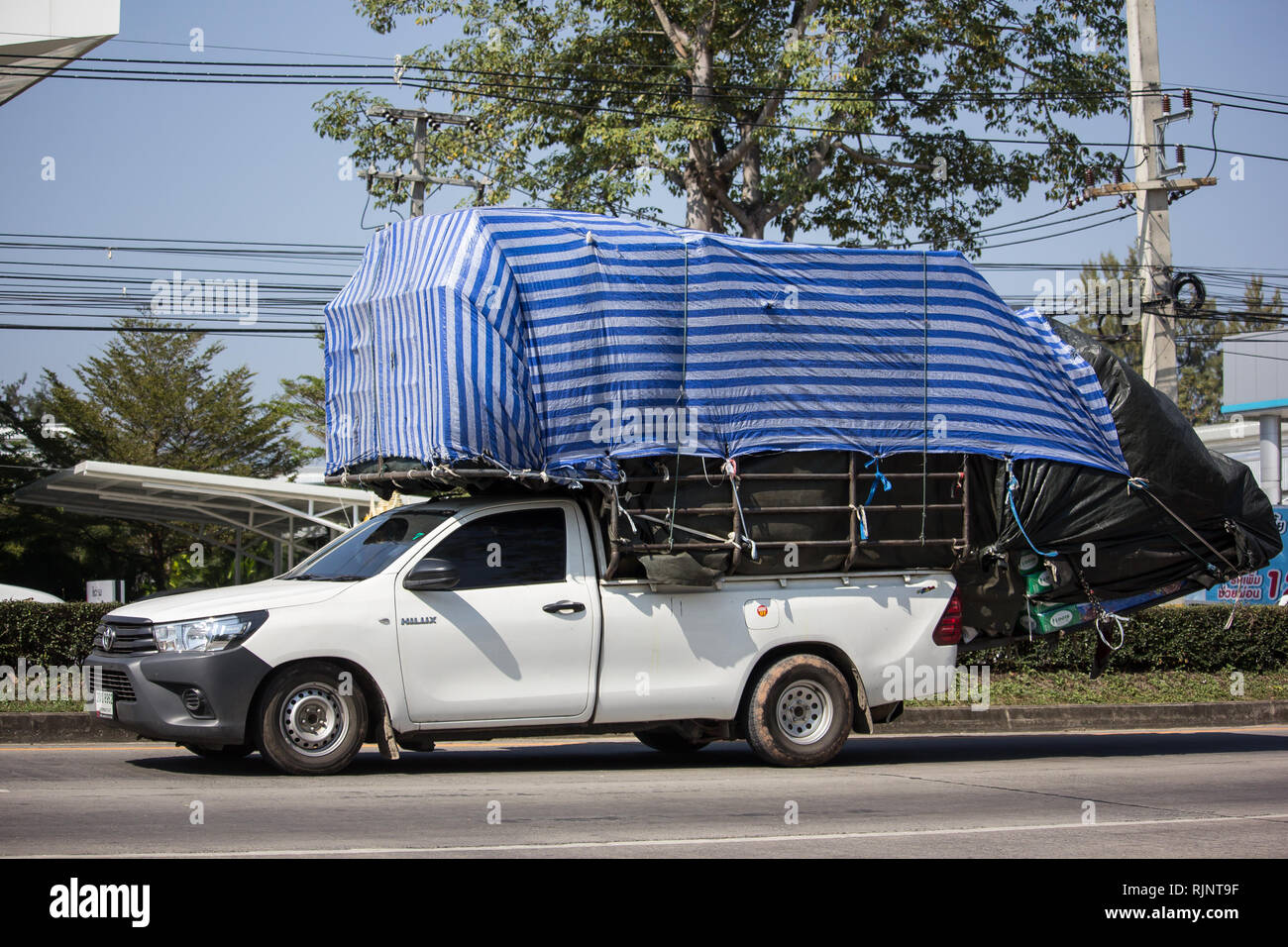 Chiangmai Thailand January 14 2019 Private Pickup Truck Car
