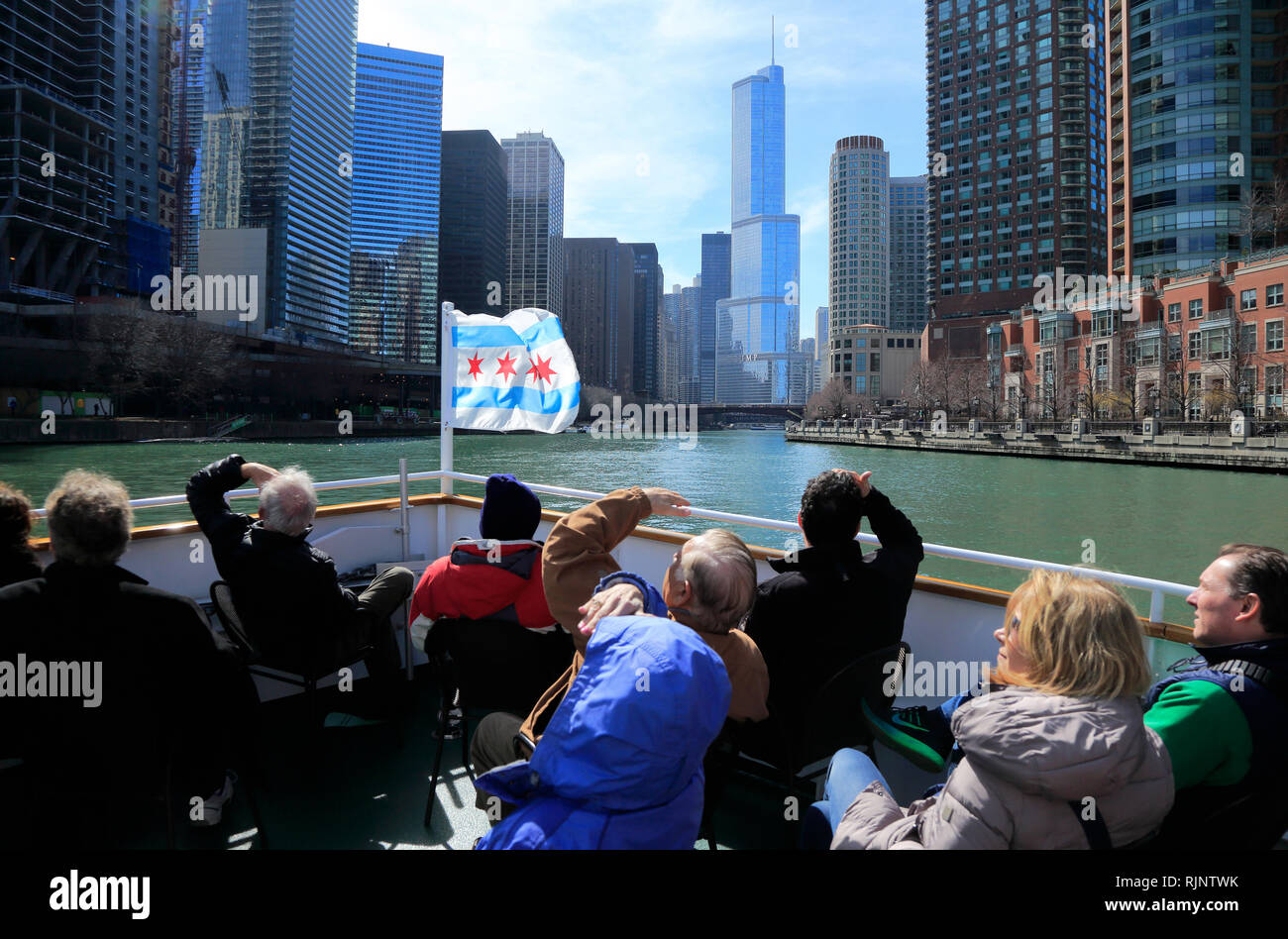 Chicago architecture river hi-res stock photography and images - Alamy