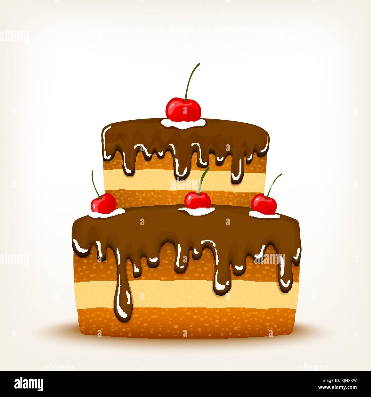 Chocolate cream biscuit Stock Vector Images - Alamy