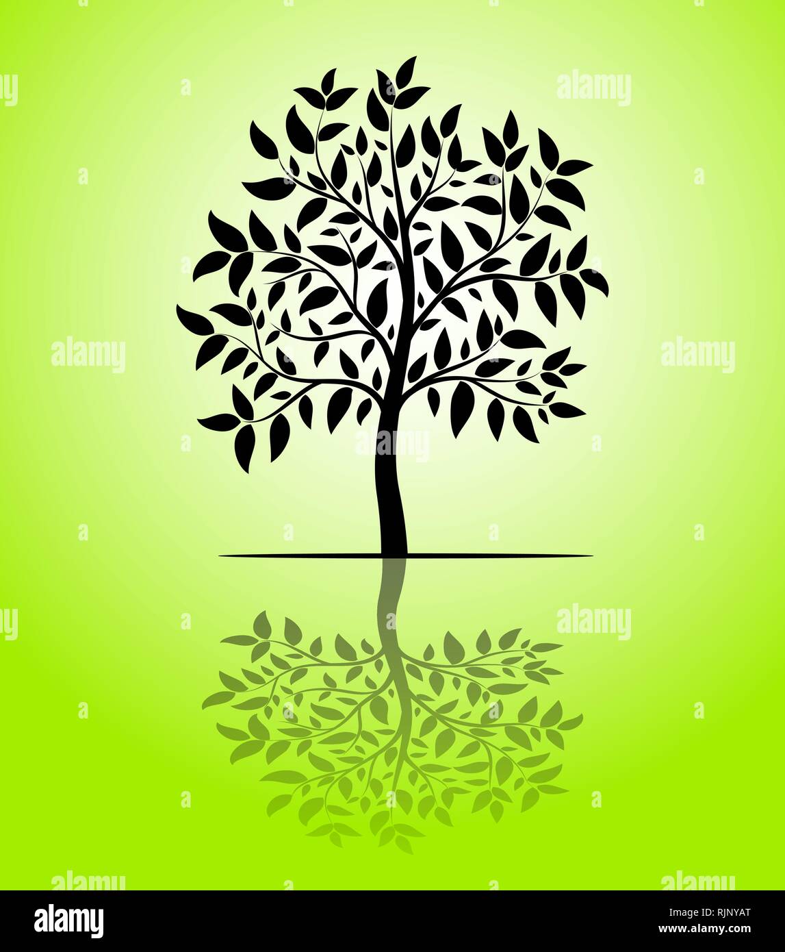Tree growth vector vectors hi-res stock photography and images - Alamy