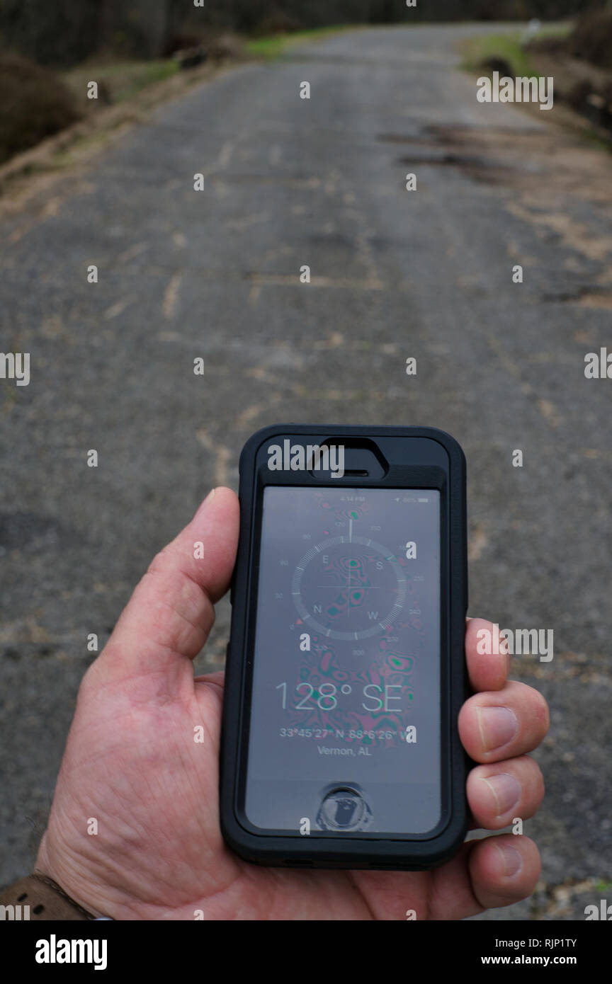 Gps app handy hires stock photography and images Alamy
