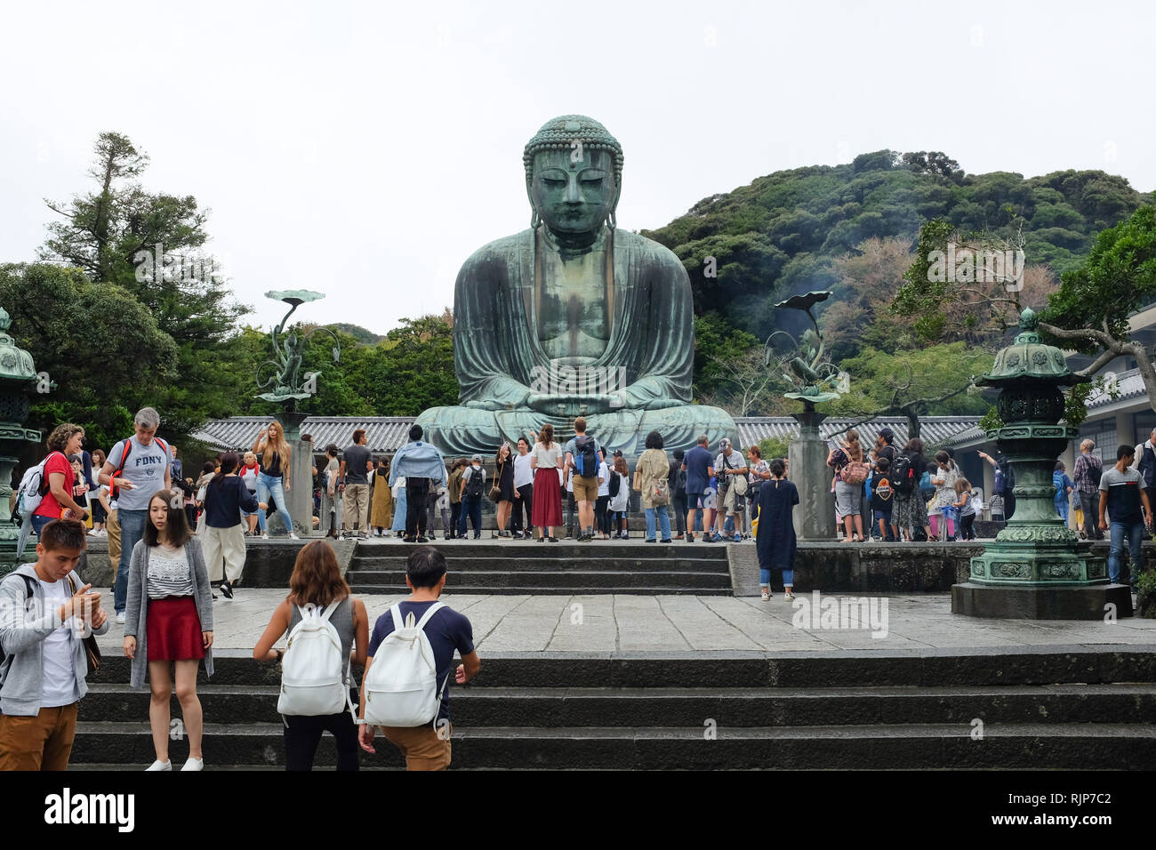 The Great Buddha of Kamakura at Kōtoku-in in Kamakura, Kanagawa ...
