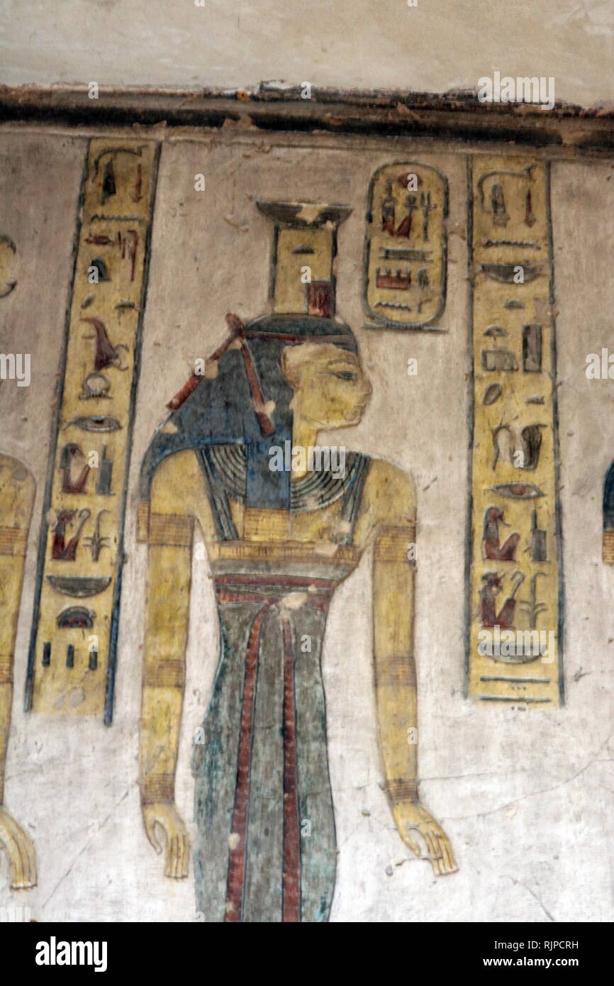 Tomb of Ramesses III, Pharaoh of the Twentieth Dynasty in Ancient Egypt ...