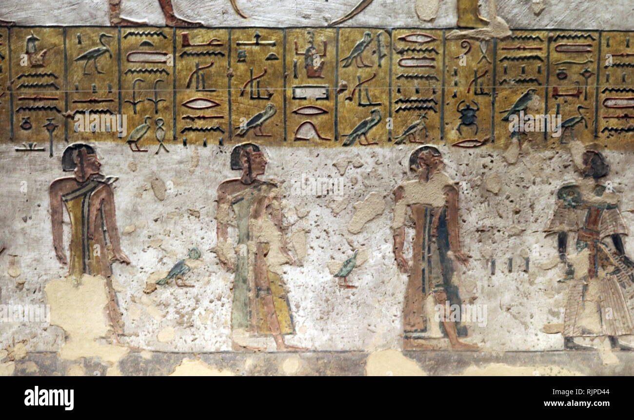Tomb of Ramesses III, Pharaoh of the Twentieth Dynasty in Ancient Egypt ...