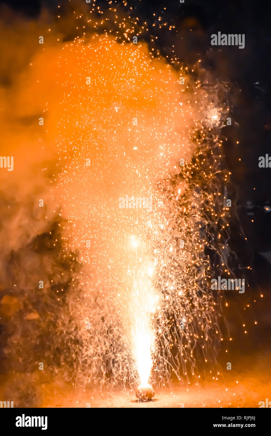 Fire Cracker Explosion High Resolution Stock Photography and Images Alamy