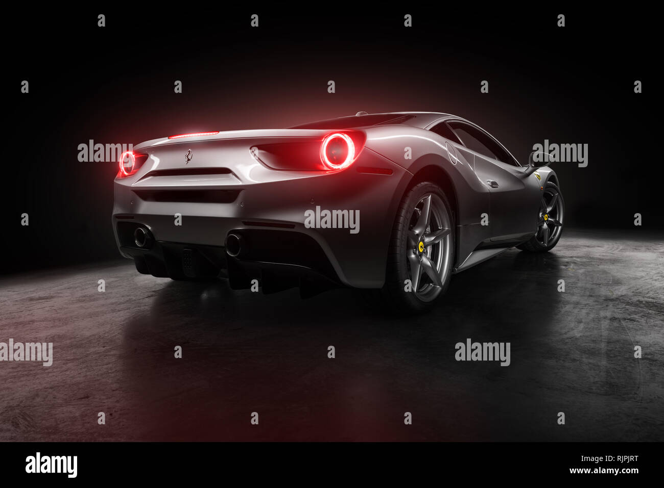 2016 Ferrari 488 Gtb Stock Photo 235296316 Alamy