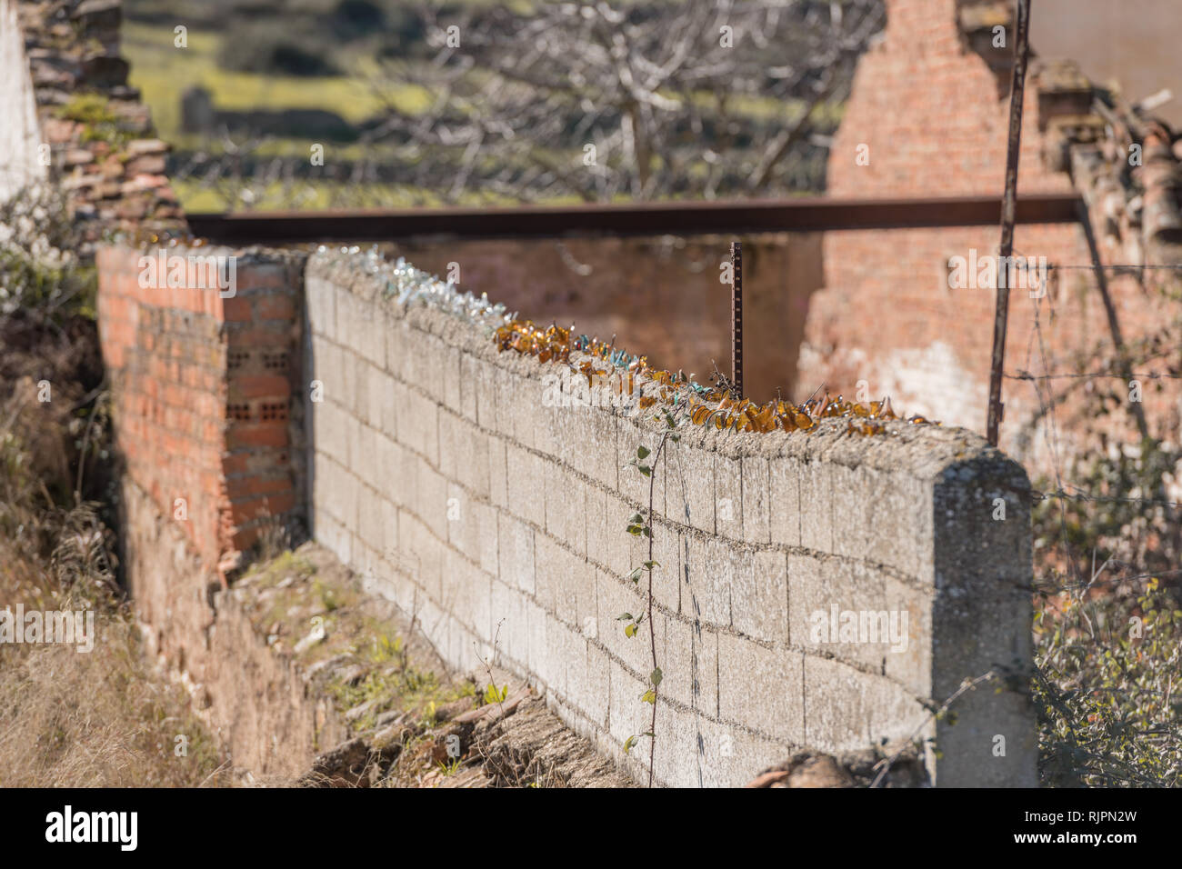 Broken Glass Wall Security High Resolution Stock Photography and Images