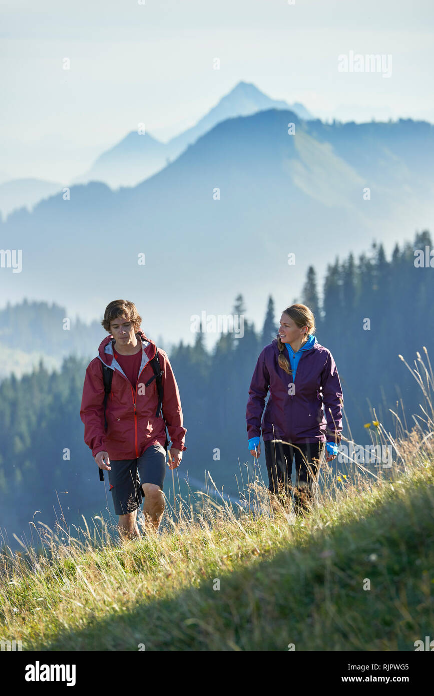 Two hikers go trekking hi-res stock photography and images - Alamy