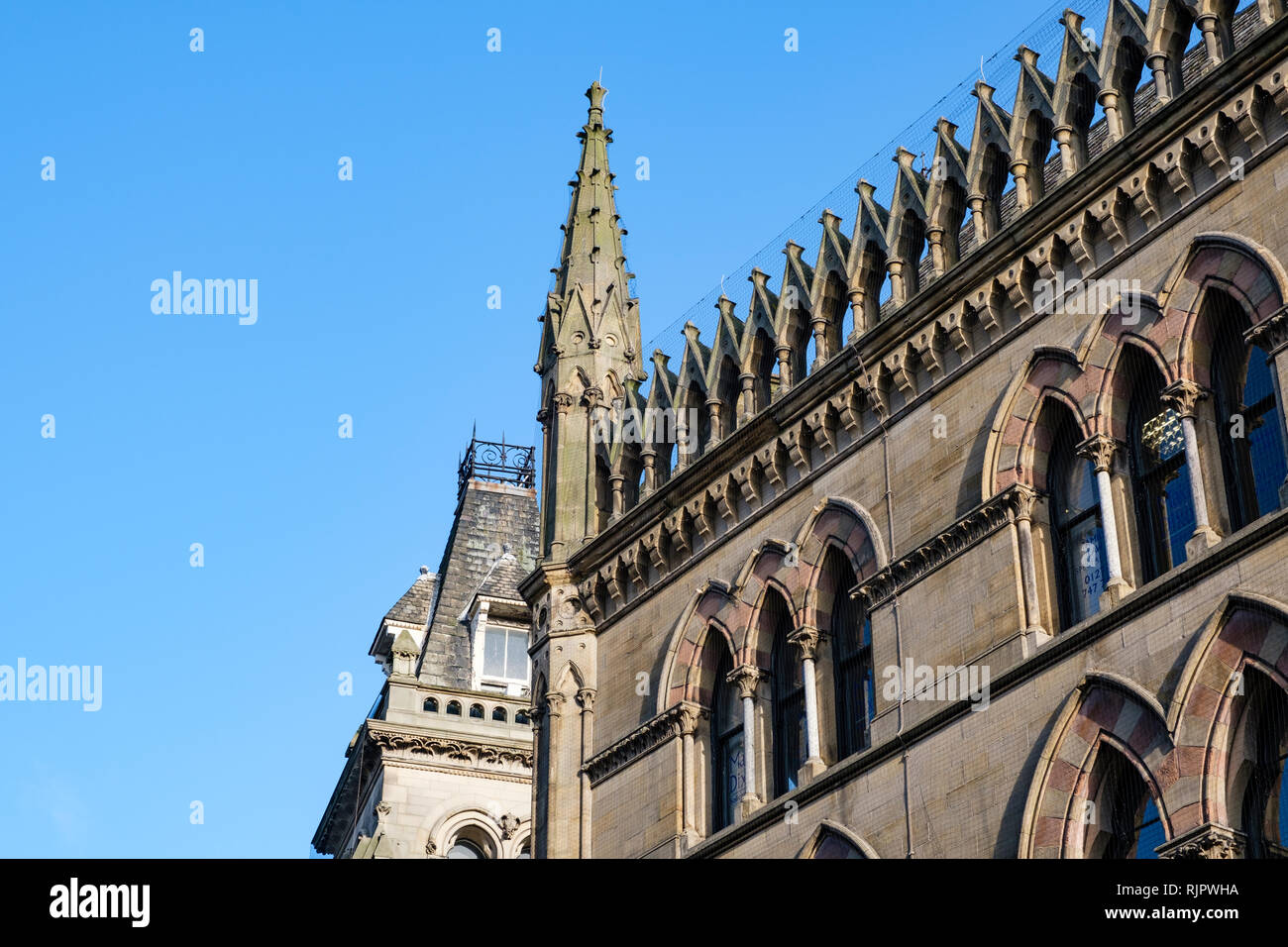 The Wool Exchange Building, Bradford, West Yorkshire, England Stock