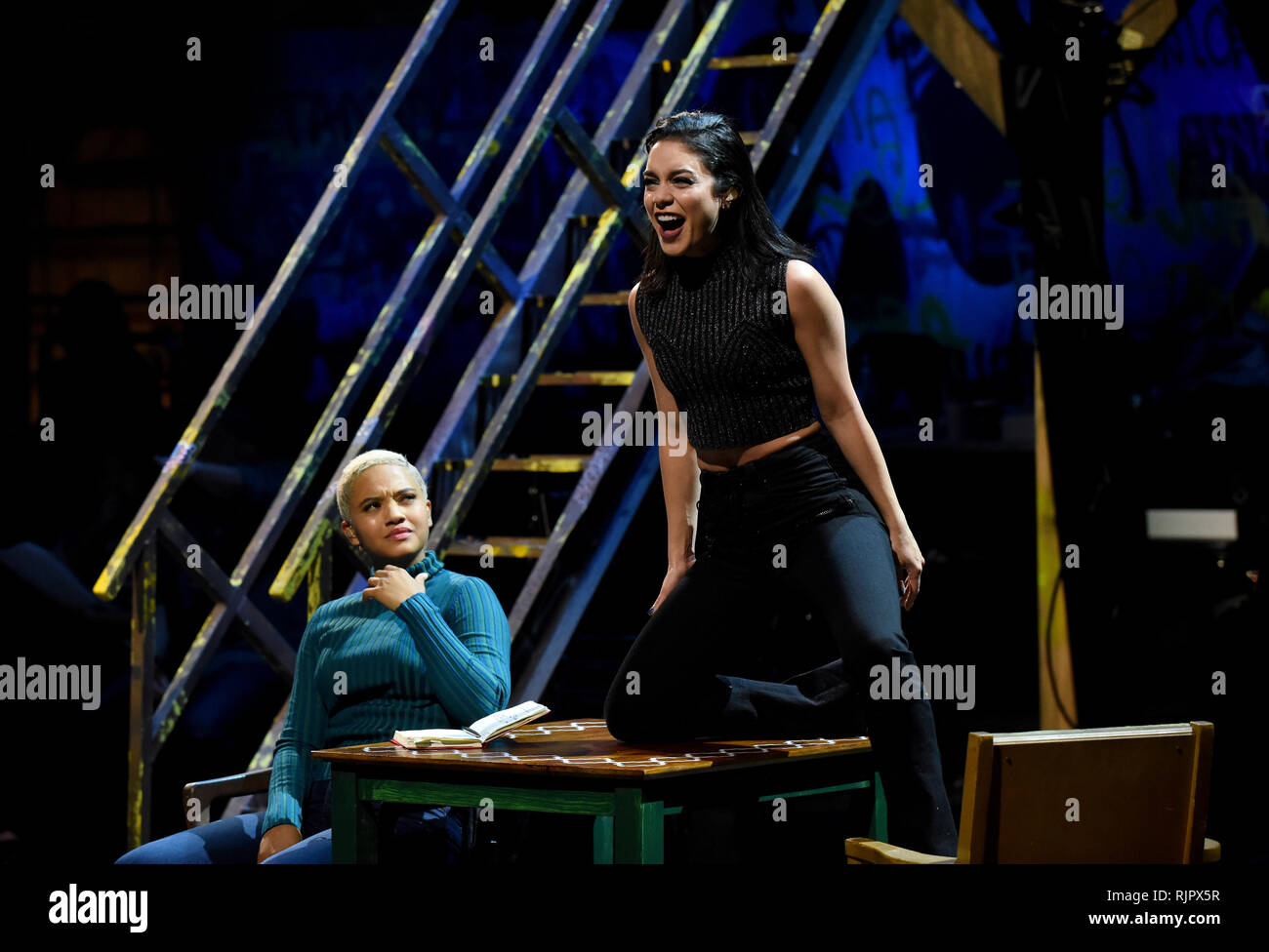RENT, from left Kiersey Clemons, Vanessa Hudgens, (aired January 27