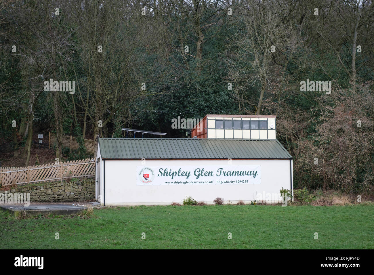 Shipley Glen tramway, Baildon, West Yorkshire, England Stock Photo Alamy