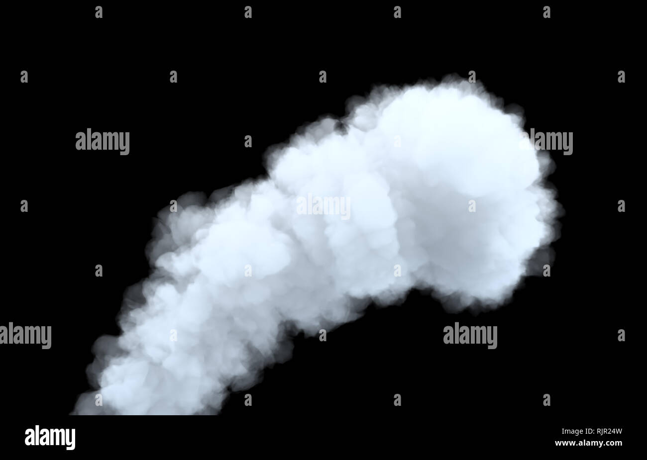 3d rendering of thick smoke cloud on black background. Air emissions. Air  pollution. Nature and environment Stock Photo - Alamy