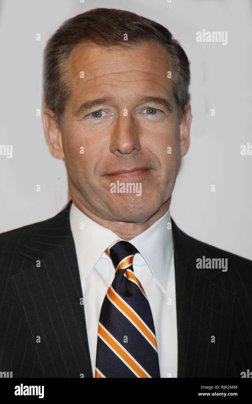 Brian Williams 2-28-11 Photo By John Barrett/PHOTOlink Stock Photo