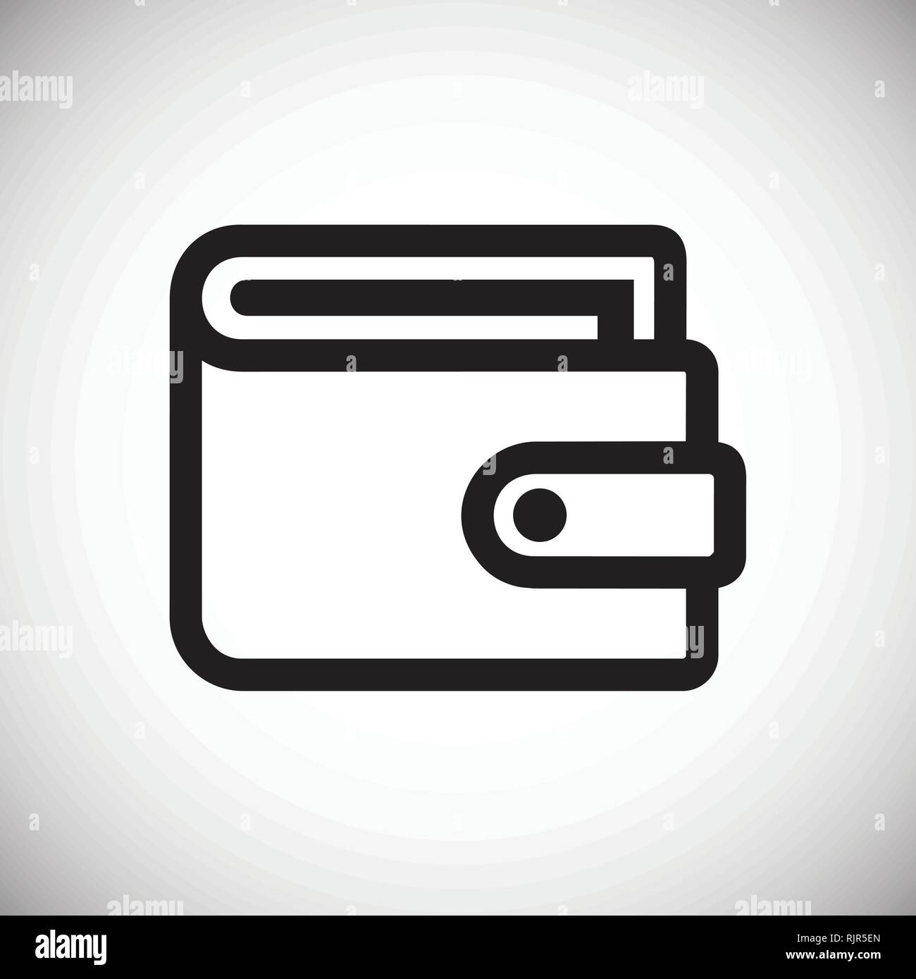 Wallet icons on white background for graphic and web design, Modern ...