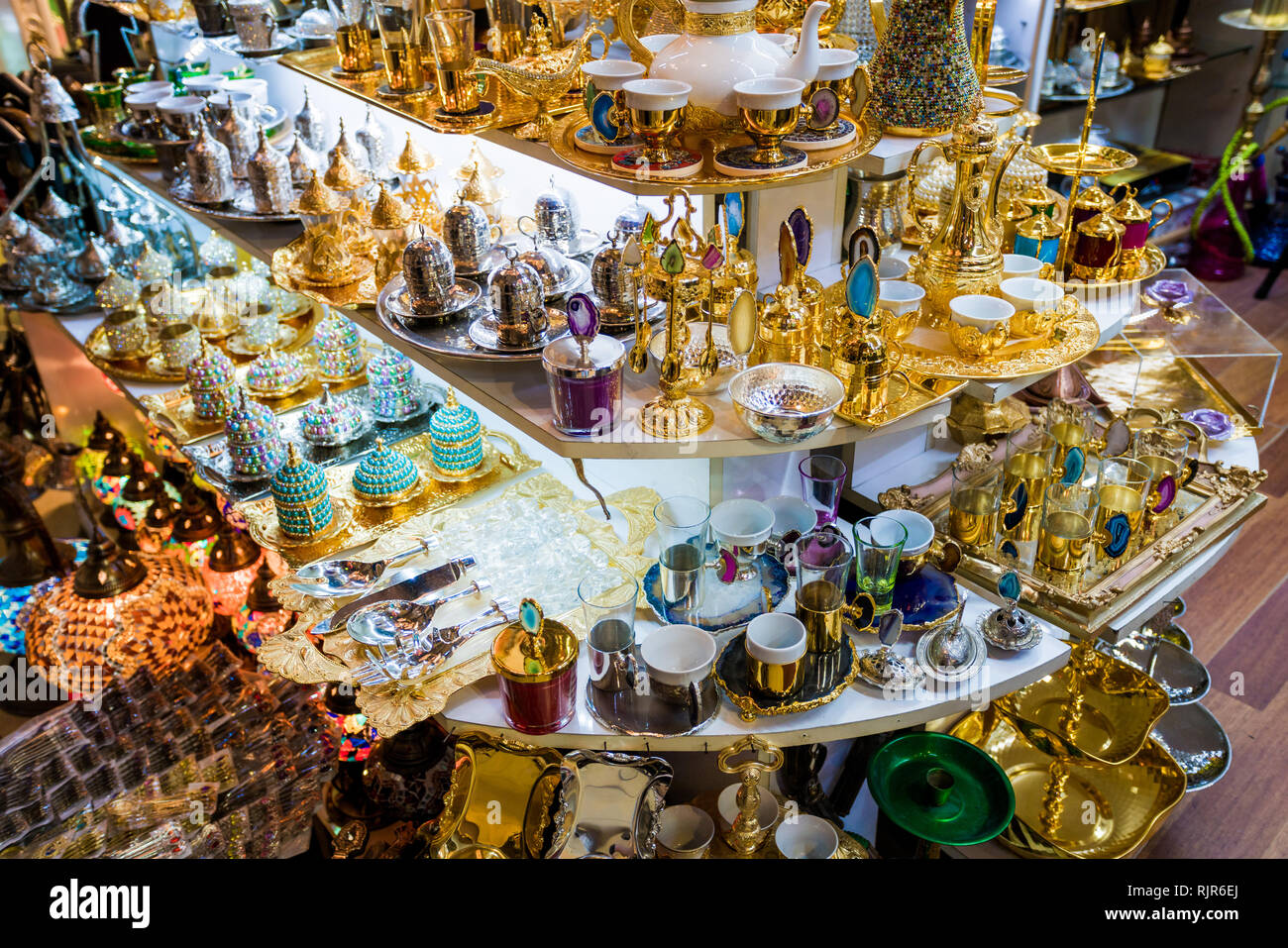 Grand Bazaar souvenir shop in Istanbul, Turkey Stock Photo Alamy