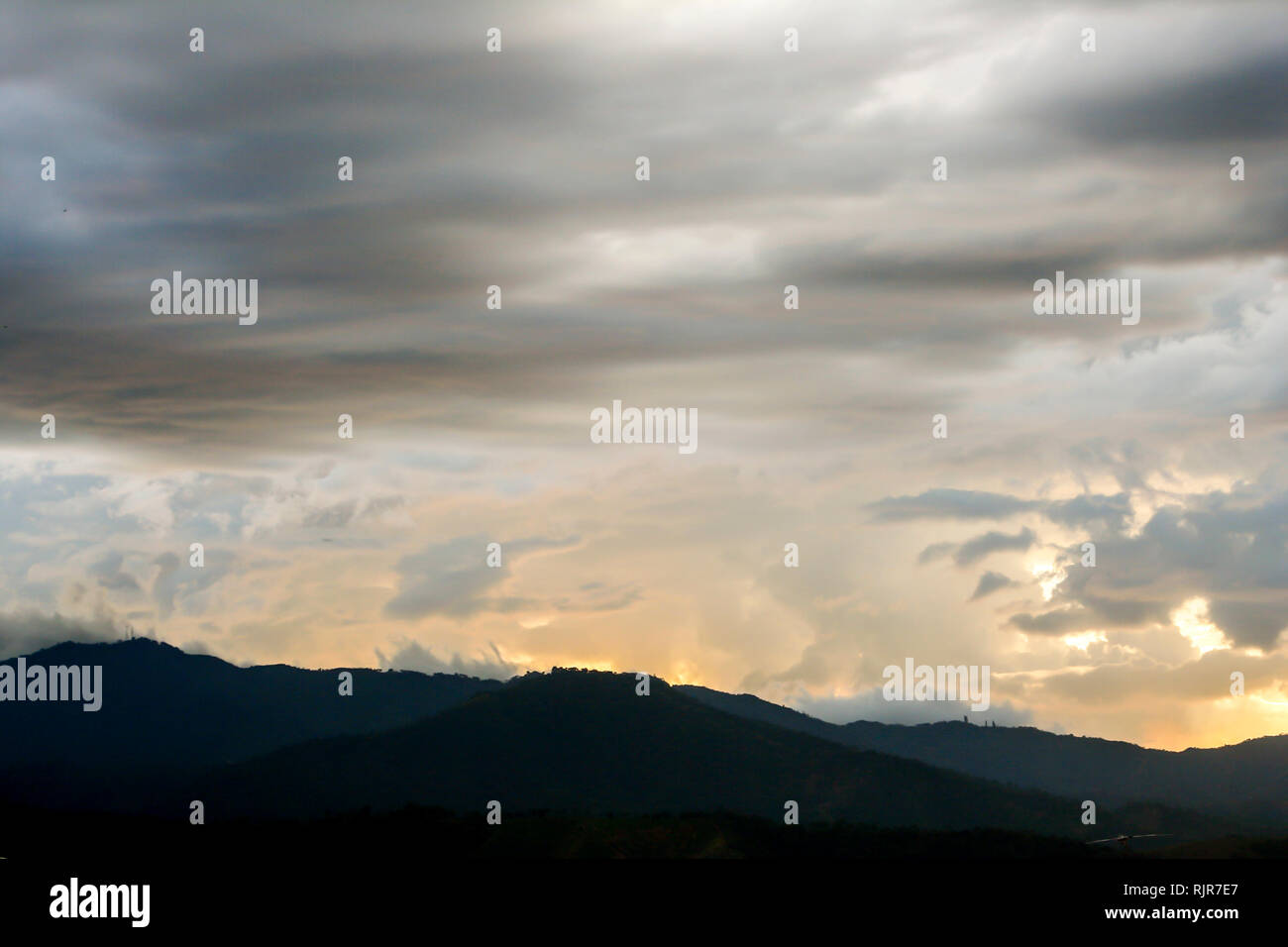 Afternoon in Lourdes, El Salvador Stock Photo Alamy