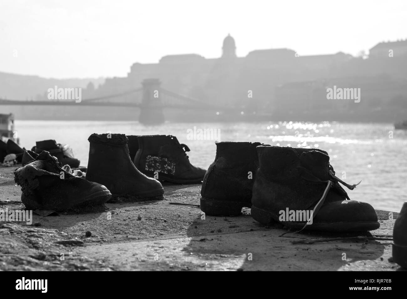 "Shoes on the Danube bank" Monument as a memorial of the victims of the Holocaust during world