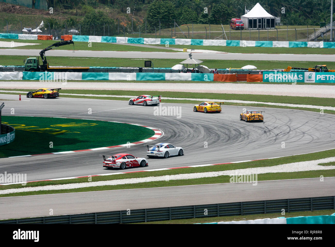 Formula One (F1) at Sepang Circuit, Kuala Lumpur, Malaysia Stock Photo