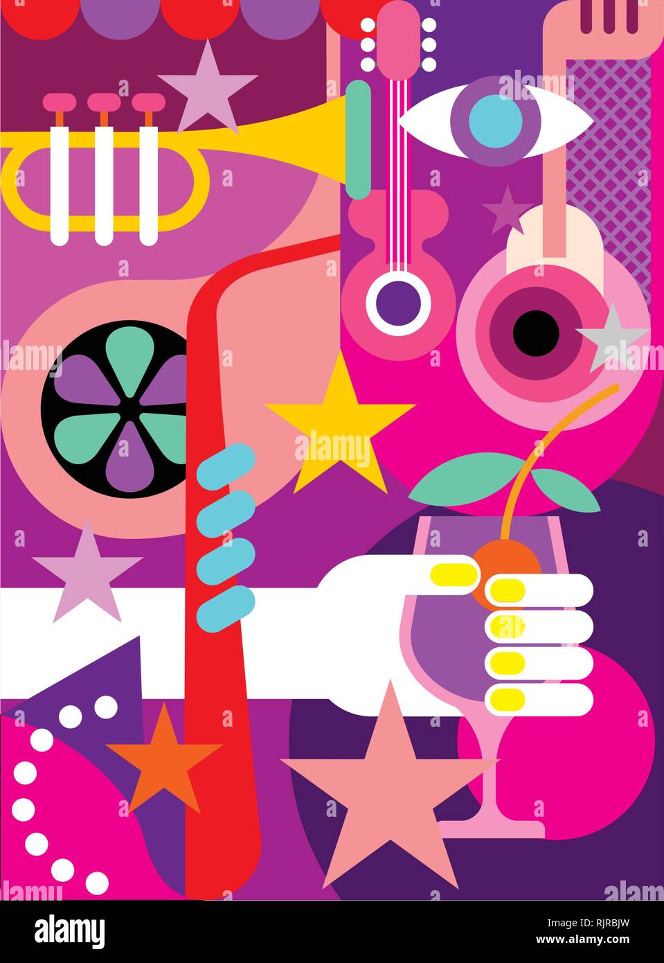 Music - vector illustration Stock Vector Image & Art - Alamy