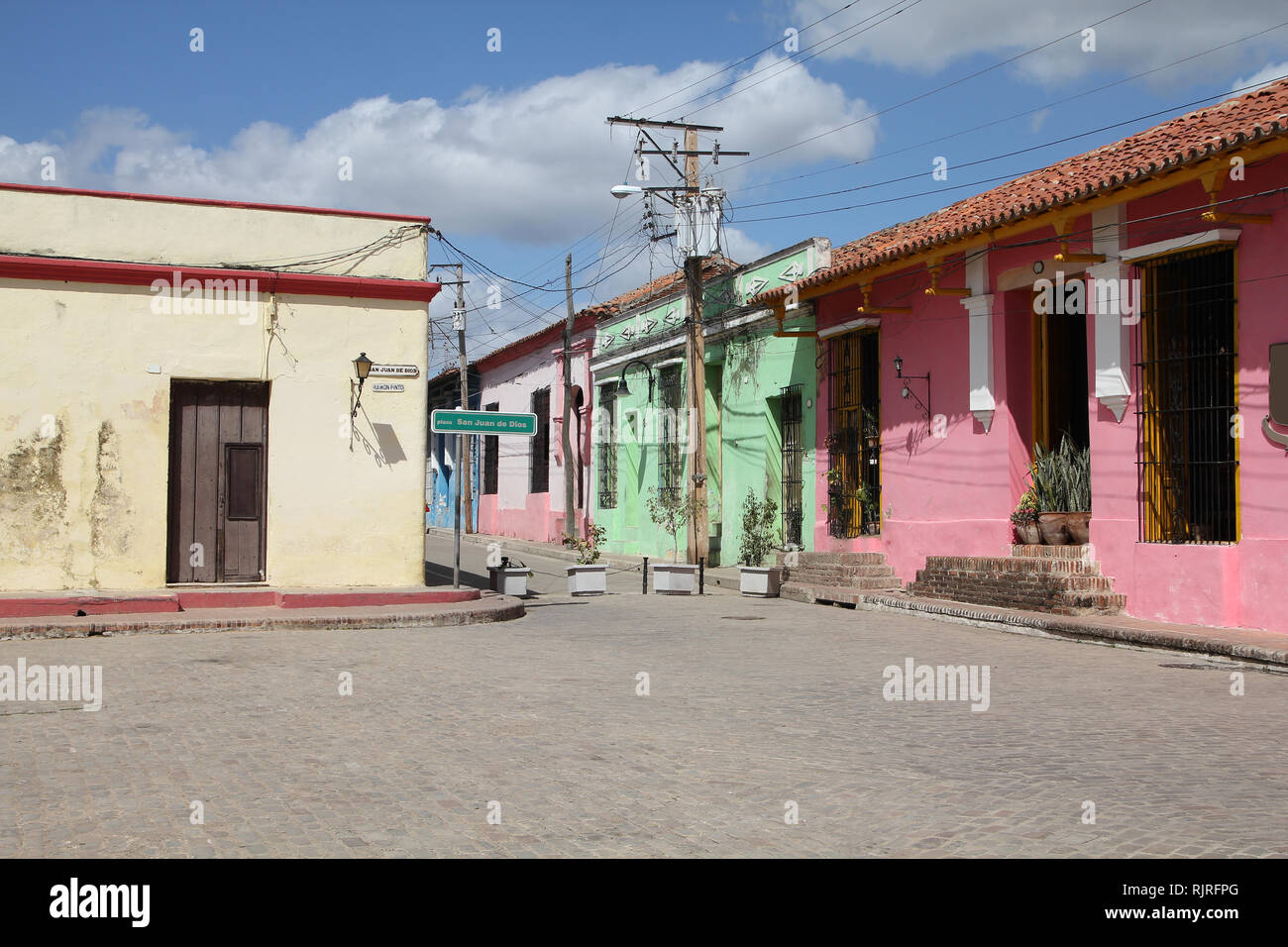 Camaguey, Cuba - old town listed on UNESCO World Heritage List Stock Photo