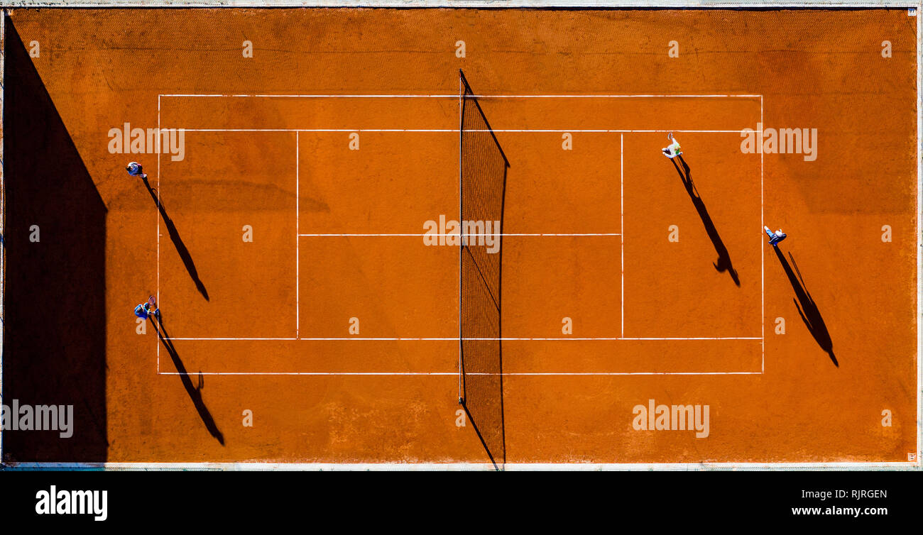 Tennis court bird's eye hires stock photography and images Alamy