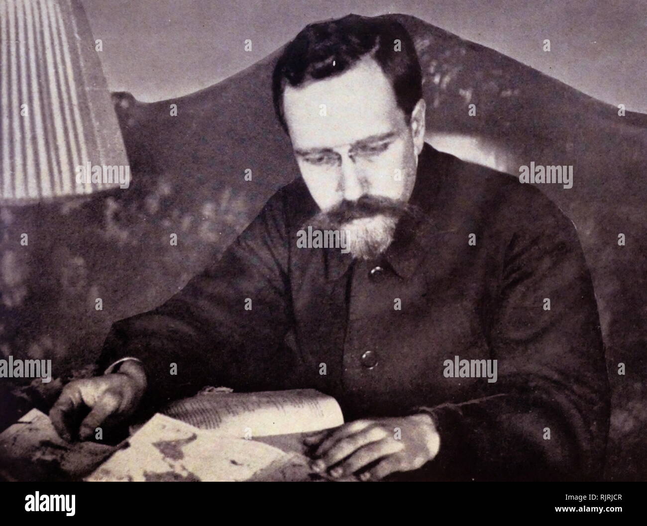 Lev Borisovich Kamenev, Bolshevik revolutionary and a prominent Soviet politician. Stock Photo
