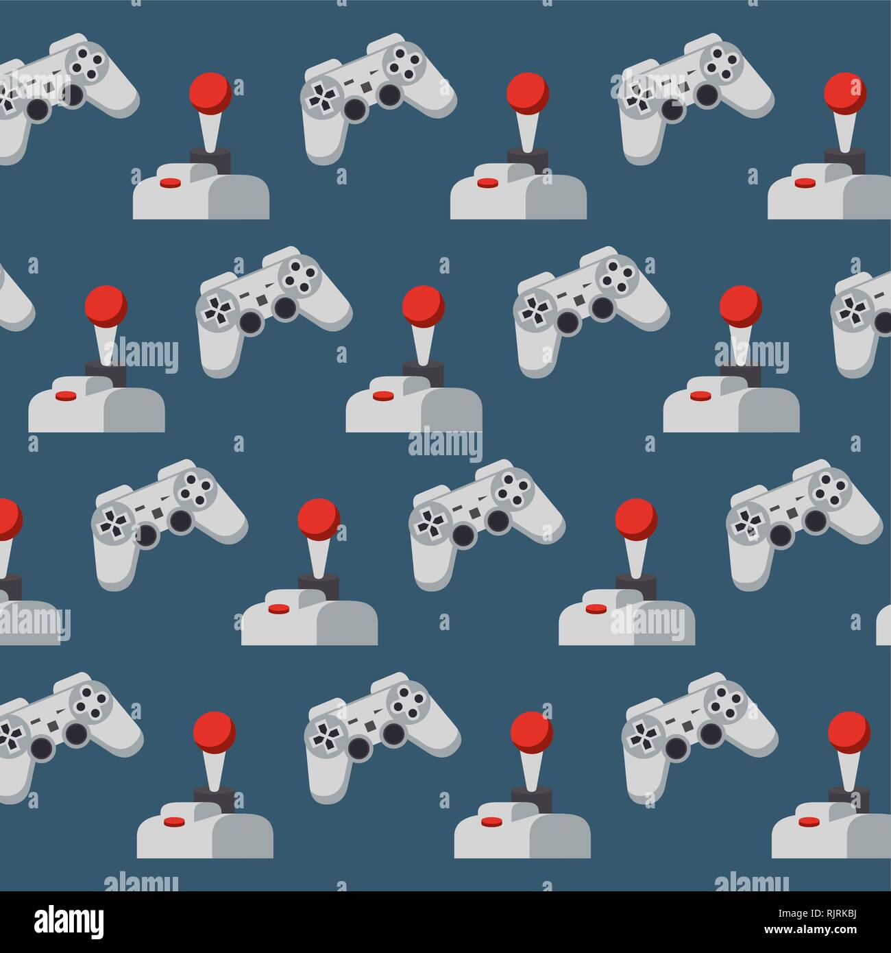 videogames vintage background Stock Vector