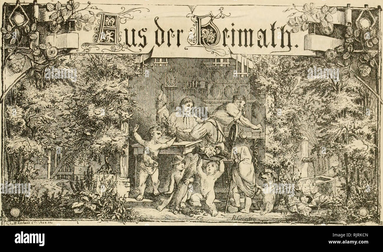 Aus Der Heimath Natural History Natural History Germany A Tn Natttriut Tcnfd Anitd C9 Laolheblatt Itransgfgtku Duu G I Oaina Lufr 31mtlt Ea Drnnu Aicntirfjcu Iiinbotbt Serein 3 Sba C Entlic 1 Ssogen 5durd Aoc A Ua Anblungen