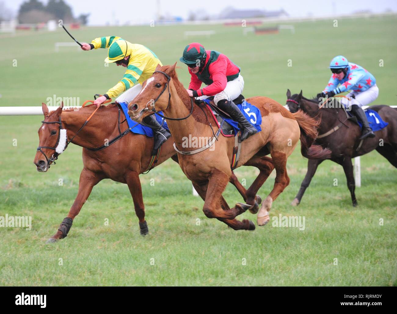Cher Why Not ridden by Ryan Treacy (centre) win the Killinan Handicap ...